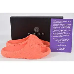 Versace | Shoes | New Versace Mens Baroque Medusa Orange  display picture 3